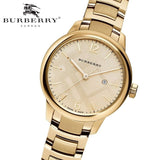 Burberry The Classic Champagne Dial Gold Steel Strap Watch for Women - BU10109 Buy Now By Burberry