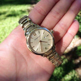 Burberry The Classic Champagne Dial Gold Steel Strap Watch for Women - BU10109 Buy Now By Burberry