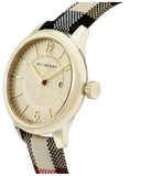 Burberry Classic Champagne Gold Dial Horseferry Leather Strap Watch for Women - BU10104 Buy Now By Burberry