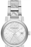 Burberry The City White Dial Silver Steel Strap Watch for Women - BU9144 Buy Now By Burberry
