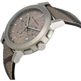 Burberry The City Smoked Brown Dial Brown Leather Strap Watch for Men - BU9361 Buy Now By Burberry