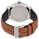 Burberry The City Silver Dial Brown Leather Strap Watch for Men - BU9904 Buy Now By Burberry