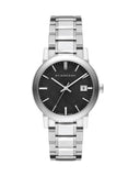 Burberry The City Black Dial Silver Steel Strap Watch for Women - BU9101 Buy Now By Burberry