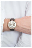 Emporio Armani Aviator Grey Dial Brown Leather Strap Watch For Men - AR11106 Buy Now By Emporio Armani