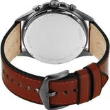 Fossil Forrester Chronograph Grey Dial Brown Leather Strap Watch for Men - FS5815 Buy Now By Fossil