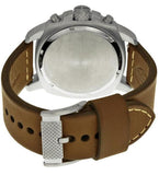 Fossil Modern Machine White Dial Brown Leather Strap Watch for Men - FS4929 Buy Now By Fossil
