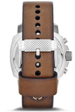Fossil Modern Machine White Dial Brown Leather Strap Watch for Men - FS4929 Buy Now By Fossil