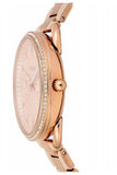 Fossil Tailor Rose Gold Dial Rose Gold Steel Strap Watch for Women - ES4264 Buy Now By Fossil