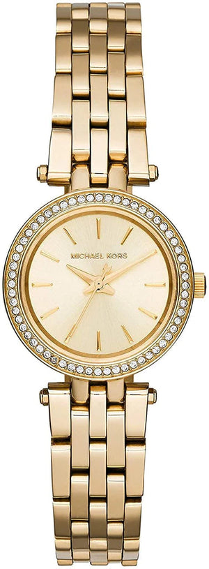 Michael Kors Darci Gold Dial with Diamonds Gold Steel Strap Watch for Women - MK3295 Buy Now By Michael Kors