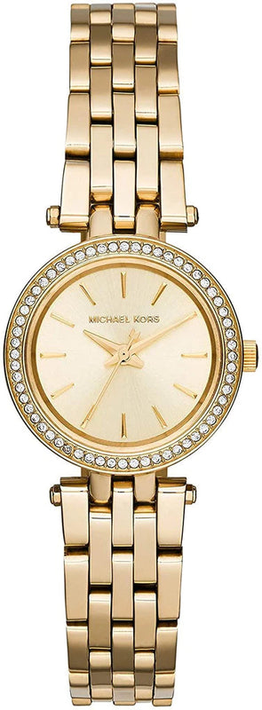 Michael Kors Darci Gold Dial with Diamonds Gold Steel Strap Watch for Women - MK3295 Buy Now By Michael Kors