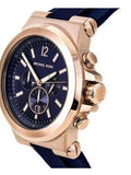 Michael Kors Dylan Blue Dial Blue Rubber Strap Watch for Men - MK8295 Buy Now By Michael Kors