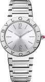 Bvlgari Bvlgari Lady Silver Dial Silver Steel Strap Watch for Women - BVLGARI103575 Buy Now By Bvlgari