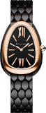 Bvlgari Serpenti Seduttori Black Dial Black Steel Strap Watch for Women - SERPENTI103704 Buy Now By Bvlgari