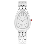 Bvlgari Serpenti Seduttori Quartz White Dial Silver Steel Strap Watch for Women - SERPENTI103141 Buy Now By Bvlgari