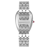 Bvlgari Serpenti Seduttori Diamonds Black Dial Silver Steel Strap Watch for Women - SERPENTI103449 Buy Now By Bvlgari