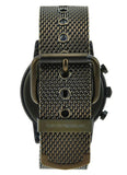 Emporio Armani Luigi Quartz Chronograph Black Dial Green Mesh Bracelet Watch For Men - AR11115 Buy Now By Emporio Armani