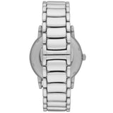 Emporio Armani Meccanico Automatic Skeleton Black Dial Silver Steel Strap Watch For Men - AR60021 Buy Now By Emporio Armani