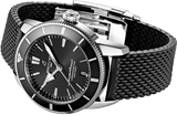 Breitling Superocean Heritage B20 Automatic 44 Black Dial Black Mesh Bracelet Watch for Men - AB2030121B1S1 Buy Now By Breitling