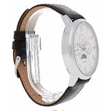 Guess Delancy Quartz White Dial Brown Leather Strap Watch For Men - W0870G1 Buy Now By Guess