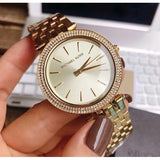 Michael Kors Darci Silver Dial Gold Stainless Steel Strap Watch for Women - MK3191 Buy Now By Michael Kors