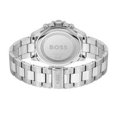 Hugo Boss Troper Chronograph Blue Dial Silver Steel Strap Watch For Men - 1514057 Buy Now By Hugo Boss