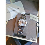 Burberry The City Silver Diamonds Dial Silver Steel Strap Watch for Women - BU9230 Buy Now By Burberry