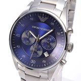 Emporio Armani Sportivo Chronograph Blue Dial Silver Steel Strap Watch For Men - AR5860 Buy Now By Emporio Armani