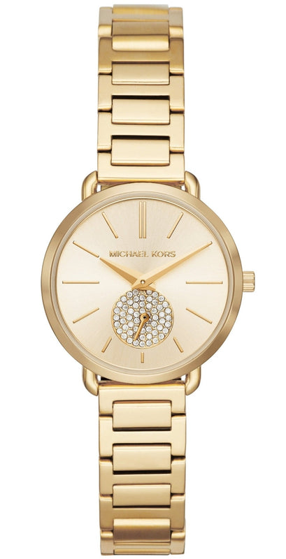 Michael Kors Portia Quartz Gold Dial Gold Steel Strap Watch For Women - MK3838 Buy Now By Michael Kors