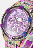 Guess Queen Multicolor Dial Multicolor Steel Strap Watch For Women - GW0464L4 Buy Now By Guess