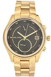 Michael Kors Blair Quartz Black Dial Gold Steel Strap Watch For Women - MK6497 Buy Now By Michael Kors