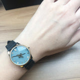 Gucci G Timeless Quartz Blue Dial Black Leather Strap Watch For Men - YA1265018 Buy Now By Gucci