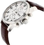 Hugo Boss Aeroliner Chronoraph White Dial Brown Leather Strap Watch For Men - HB1512447 Buy Now By Hugo Boss