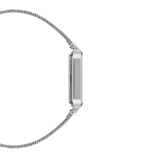 Daniel Wellington Quadro Unitone Silver Dial Silver Mesh Strap Watch For Women - DW00100486 Buy Now By Daniel Wellington