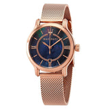 Maserati Epoca Blue Dial Rose Gold Mesh Strap Watch For Women - R8853118503 Buy Now By Maserati