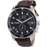 Fossil Wakefield Black Dial Brown Leather Strap Watch for Men - CH2944 Buy Now By Fossil