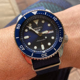 Seiko 5 Sports Automatic SKX Blue Dial Blue NATO Strap Watch For Men - SRPD51K2 Buy Now By Seiko