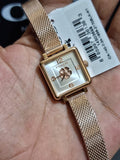 Coach Cass White Dial Rose Gold Mesh Bracelet Watch for Women - 14503698 Buy Now By Coach