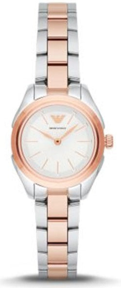 Emporio Armani Analog White Dial Two Tone Steel Strap Watch For Women - AR11029 Buy Now By Emporio Armani