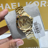 Michael Kors Slim Runway Gold Dial Gold Steel Strap Watch for Women - MK3477 Buy Now By Michael Kors