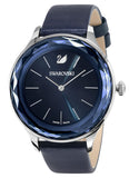 Swarovski Octea Nova Blue Dial Blue Leather Strap Watch for Women - 5295349 Buy Now By Swarovski
