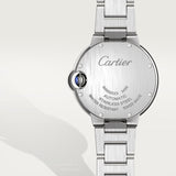 Cartier Ballon Bleu de Cartier Pink Dial Silver Steel Strap Watch for Women - WSBB0046 Buy Now By Cartier