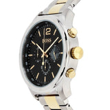 Hugo Boss Professional Black Dial Two Tone Steel Strap Watch for Men - 1513529 Buy Now By Hugo Boss