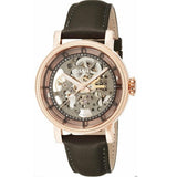 Fossil Boyfriend Automatic Skeleton Grey Dial Grey Leather Strap Watch for Women - ME3089 Buy Now By Fossil