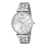 Emporio Armani Classic Silver Dial Silver Steel Strap Watch For Men - AR1819 Buy Now By Emporio Armani