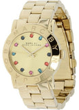 Marc Jacobs Blade Gold Dial Gold Steel Strap Watch for Women - MBM3141 Buy Now By Marc Jacobs