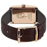 Calvin Klein Window White Dial Brown Leather Strap Watch for Women - K2M23620 Buy Now By Calvin Klein