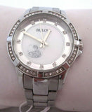 Bulova Crystal Silver Dial Silver Steel Strap Watch for Women - 96L226 Buy Now By Bulova