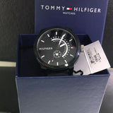 Tommy Hilfiger Denim Quartz Black Dial Black Rubber Strap Watch for Men - 1791483 Buy Now By Tommy Hilfiger