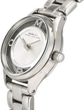Marc Jacobs Tether Transparent Silver Dial Silver Steel Strap Watch for Women - MBM3416 Buy Now By Marc Jacobs