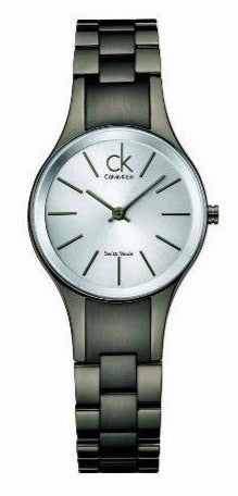 Calvin Klein Simplicity Silver Dial Grey Steel Strap Watch for Women - K4323620 Buy Now By Calvin Klein